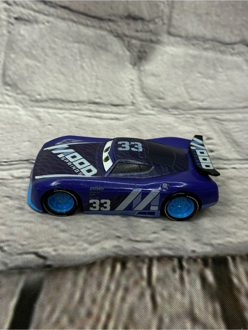 5/$20 DISNEY PIXAR CARS‎ 3 BLUE ED TRUNKAN MOOD SPRINGS #33 Toy Car KidCore GUC